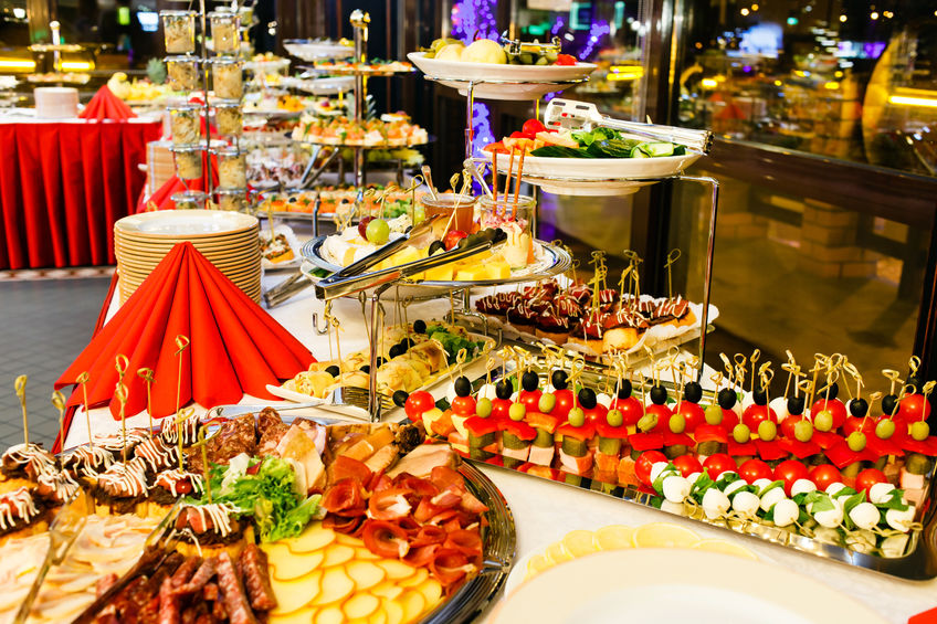 wedding catering buffet style
