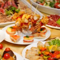 beautiful catered corporate event