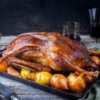 a Christmas dinner